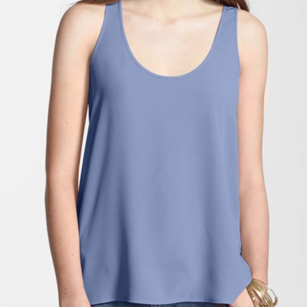 Frenchi Nordstrom Navy Blue Fashion Tank Top
